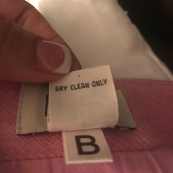 Ann Taylor Loft Pink Midi Length Wool Skirt 4P - Picture 6 of 6